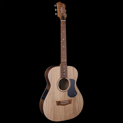 Pratley Classic Series Mini OM Model - Solid Queensland Fig Back & Sides, Solid Blackwood Top, AA Grade Johnstone River Teak Fretboard, Satin Finish
