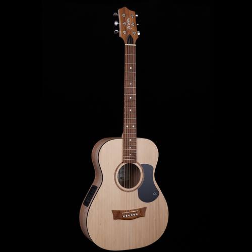 Pratley Classic Series Mini OM Model Solid Bunya Top, Solid Maple B/S