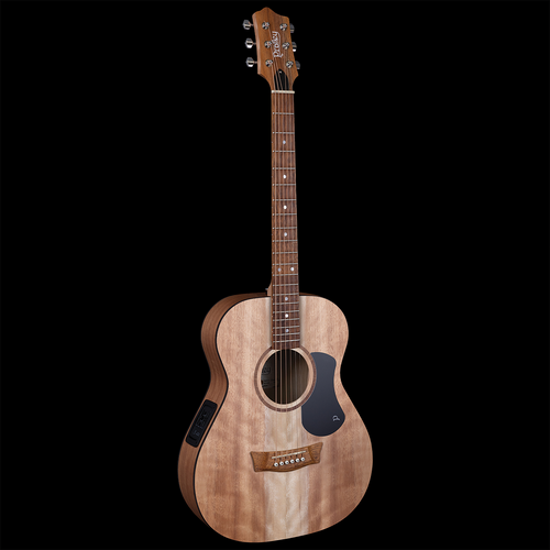 Pratley Classic Series Mini OM Acoustic Guitar - Solid Maple Top & B/S, AA Grade Teak Fretboard, Queensland Maple Neck, L.R. Baggs Pickup