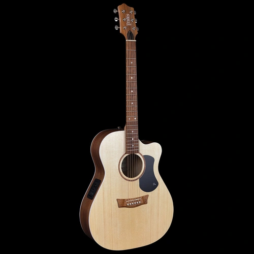 Pratley Classic Series OM Cutaway Acoustic Guitar - Solid Spruce Top, Solid Australian Blackwood Back & Sides, Premium Case Included