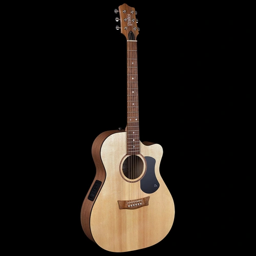 Pratley Classic Series OM Cutaway Acoustic Guitar - Solid Spruce Top, Solid Queensland Maple B/S, Premium Case Included