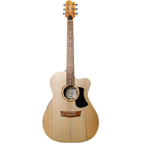 Pratley OM-SCE-MB OM Solid Maple/Bunya Acoustic Guitar w/ Cutaway & Pickup