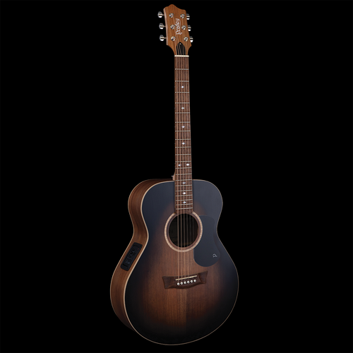 Pratley Premier Concert All Solid Blackwood Vintage Black Burst Top Electric Guitar PRPC-SE-BWVB