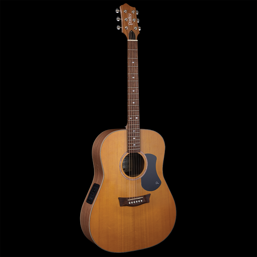 Pratley Premier Series Dreadnought Acoustic Guitar - Solid Queensland Maple & Blue Fig Top, AAA Grade Teak Fretboard, L.R. Baggs Pickup, PRPD-SE-MF