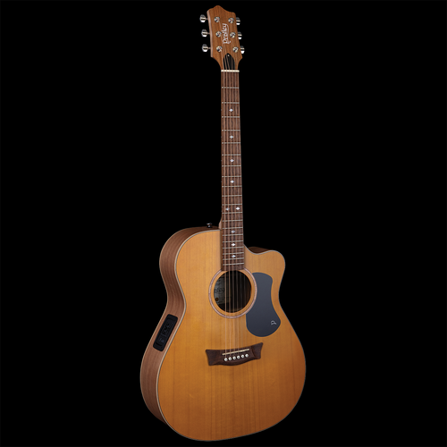 Pratley Premier Series OM Cutaway Acoustic Guitar - Maple Back/Sides, Fig Top, Premium Queensland Maple, L.R. Baggs Pickup