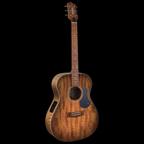 Pratley Premier OM Solid Maple Smoke Burst Top Electric Guitar PRPOM-SE-MSB