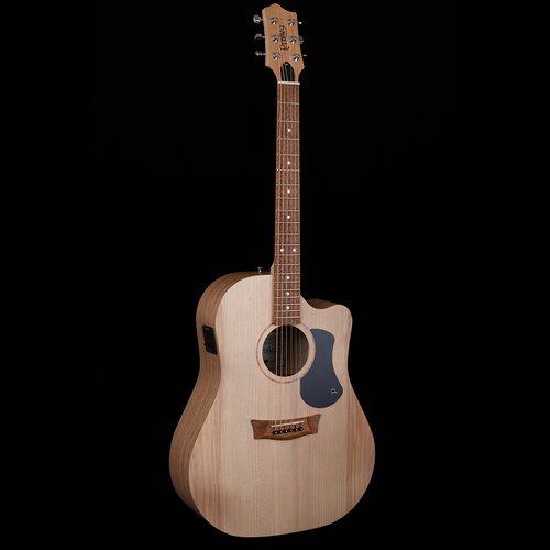 Pratley SL Dreadnought Maple B/S, Bunya Top, Solid Top & Sides, Cutaway w/pickup