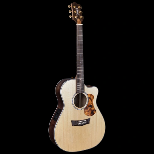 Pratley Studio Series OM Cutaway Acoustic Guitar - Solid Indian Rosewood B/S, AAA Sitka Spruce Top, Premium African Wenge Fretboard