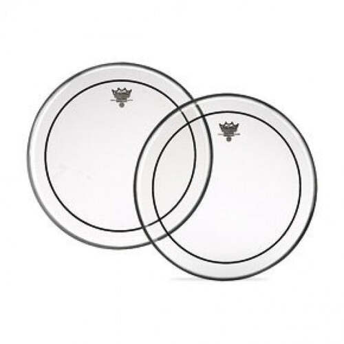 Remo PS-1322-00 Pinstripe Bass Drum Head Skin 22 Inch Clear