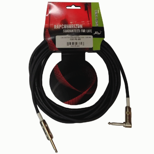 Rapco 5 Metre Instrument Cable Jack to R/A Jack