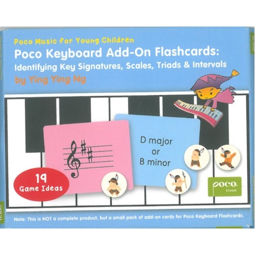 Poco Keyboard Add-On Flashcards for Music Theory Grade 1-3