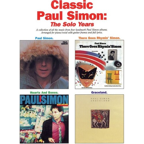 Classic Paul Simon - The Solo Years PVG (Softcover Book)