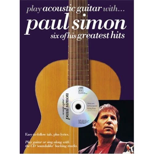 Play Acoustic Guitar With Paul Simon Book/CD (Softcover Book/CD)