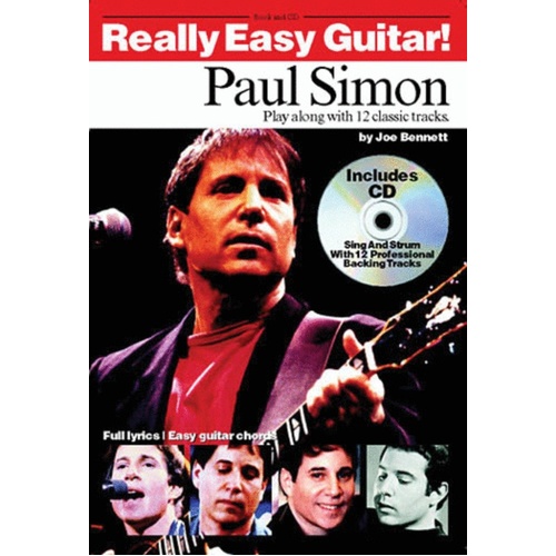 Really Easy Guitar Paul Simon Book/CD (Softcover Book/CD)