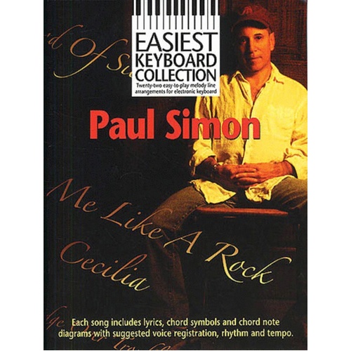 Easiest Keyboard Collection Paul Simon (Softcover Book)