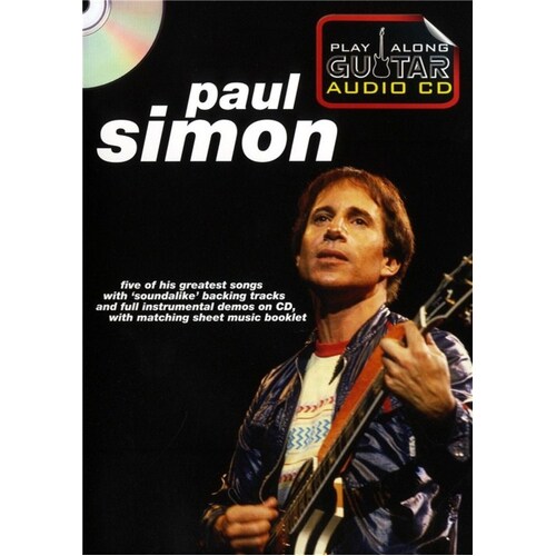 Play Along Guitar Paul Simon Booklet/CD (O/P) 