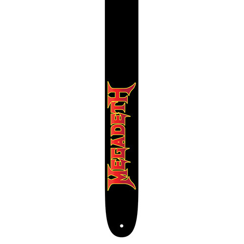Perris 2.5" Leather Hi-Res "Megadeth" Licensed Guitar Strap