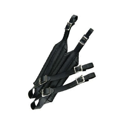 Perris Leather Padded Junior Accordion Strap - Black