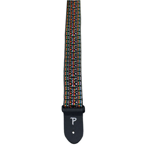 Perris 2" Poly Pro Hootenanny Guitar Strap with Leather Ends, Adjustable 39" to 58"
