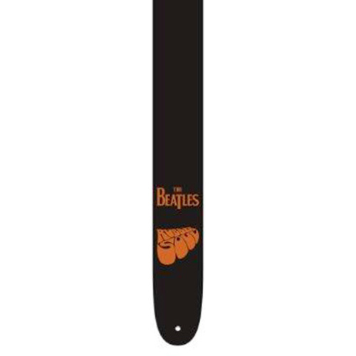 Perris 2.5" Vegan Vinyl Beatles Guitar Strap, Adjustable 44.5" to 53" Length, High-Resolution Imaging