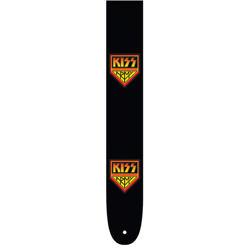 Perris 2.5" KISS Licensed Leather Guitar Strap, Adjustable 44.5" to 53"