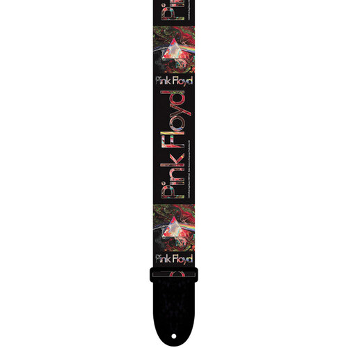 Perris 2" Polyester Pink Floyd Dark Side of the Moon Artsy Prisms Licensed Guitar Strap
