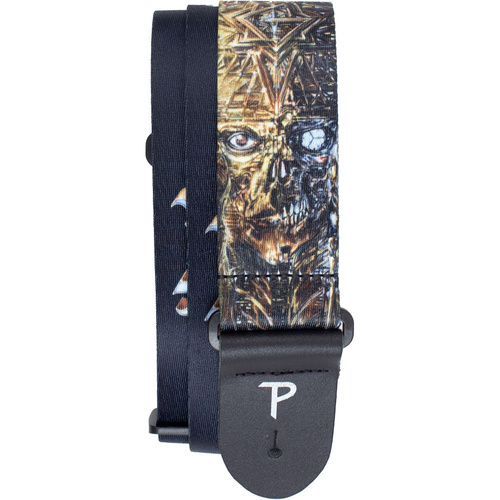Perris 2" Polyester Ghost Impera Design Licensed Guitar Strap with Adjustable Length 39" to 58" and Leather Ends