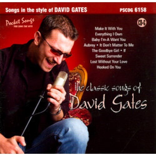 Sing The Hits Classic Songs Of David Gates CDG