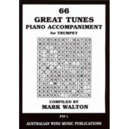 66 Great Tunes Piano Accompaniment for Trumpet by Mark Walton