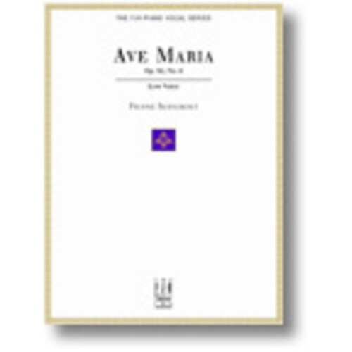 Ave Maria Op 52 No 6 Low Voice (Sheet Music)