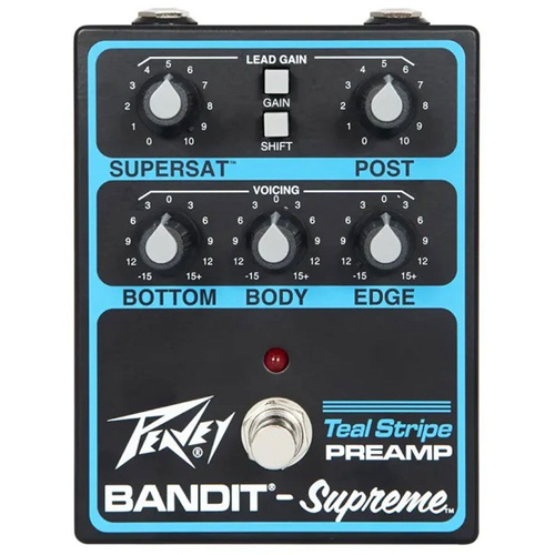 Peavey Legacy Series Bandit Supreme Teal Stripe Overdrive Pedal
