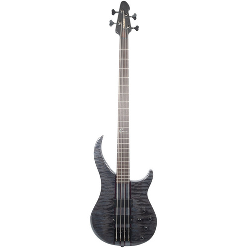 Peavey Cirrus 4-String Bass Guitar Transparent Black Flame Maple Top
