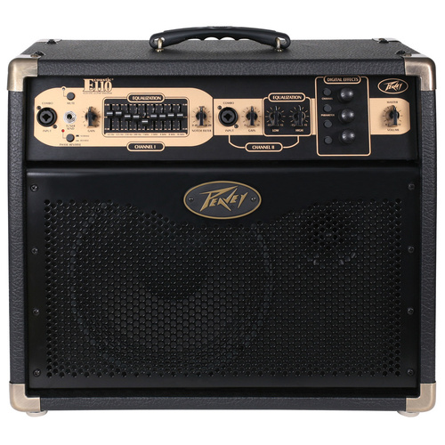 Peavey Ecoustic E110 100-Watt Acoustic Amp Combo with Foot Controller, 10" Speaker, Digital Effects, Graphic EQ, Built-in Looper