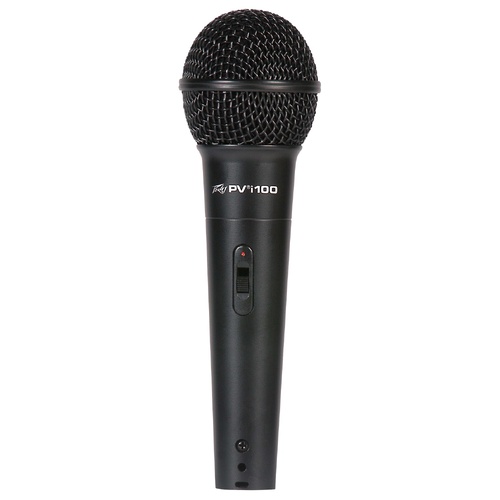 Peavey PVi100 Dynamic Cardioid Microphone with 6m XLR-XLR Cable, Carrying Pouch & Mic Clip