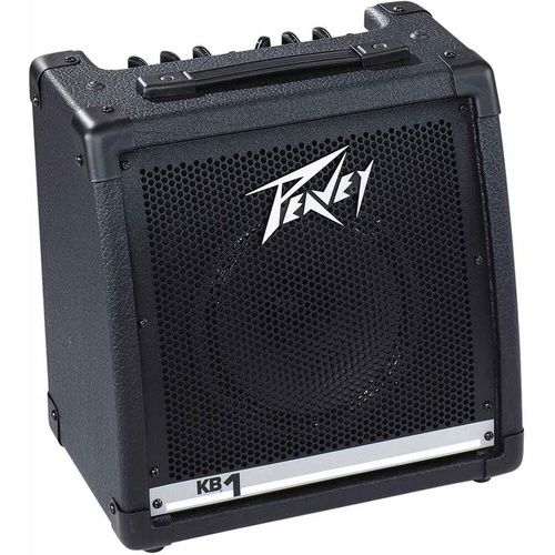Peavey KB1 Keyboard Amplifier 20W 1x8" Speaker, Two Channels, Headphone Out, 2-Band EQ, Compact & Portable Design