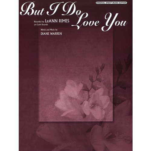 But I Do Love You - Vocal Sheet Music