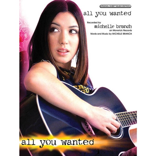 All You Wanted Single Sheet