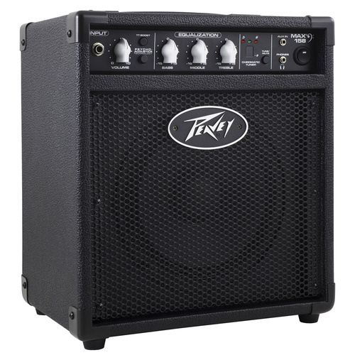 Peavey MAX158 Bass Amp Combo 20-Watt 1 x 8" with EQ, Tuner, DDT Protection