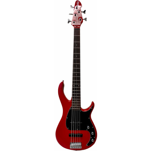 Peavey Milestone Series 5-String Electric Bass Guitar Red