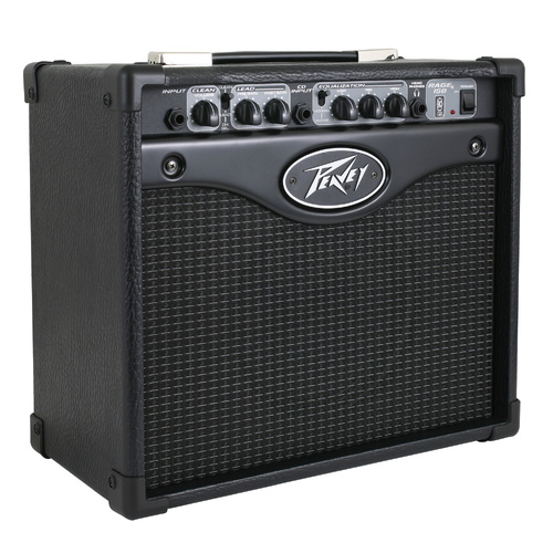 Peavey Rage 158 15W Guitar Amplifier Combo with 2 Channels, 3-Band EQ, Headphone Jack, Modern/Vintage Voicing, 1x8" Speaker