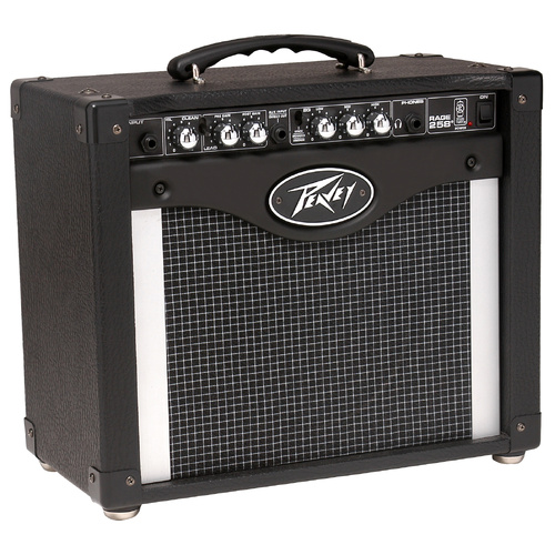 Peavey TransTube Rage258 25-Watt 1x8" Electric Guitar Amp Combo with 8" Blue Marvel Speaker and 3-Band EQ