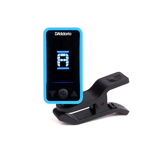 Eclipse Headstock Tuner, Blue, by D'Addario