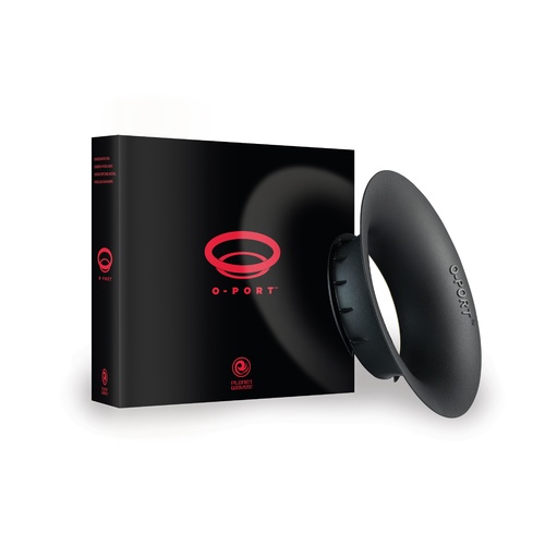 Planet Waves O-Port Sound Enhancement for Acoustic Guitar, Small, Black