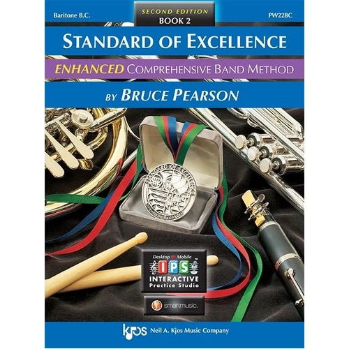 Standard of Excellence Book 2 Baritone B.C. by Bruce Pearson, 48 Pages, Neil A. Kjos Music Company