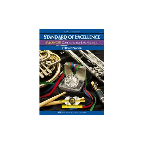 Standard of Excellence Book 2 Electric Bass by Bruce Pearson, 48 pages, Neil A. Kjos Music Company, Comprehensive Band Method, 2nd Edition