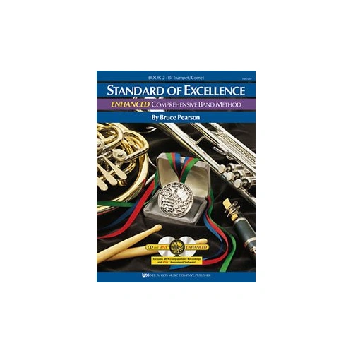 Standard of Excellence Book 2 Trumpet by Bruce Pearson - 48 Pages, Kjos Music Company