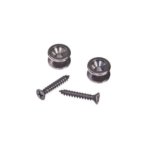 Planet Waves Solid Brass End Pins - Black (Pair)
