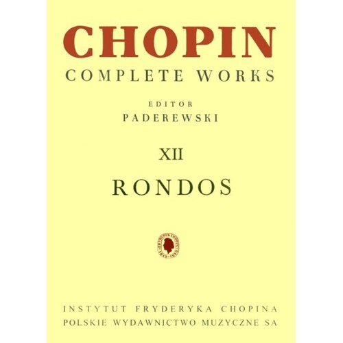 Rondos Ed Paderewski Cw Xii (Softcover Book)
