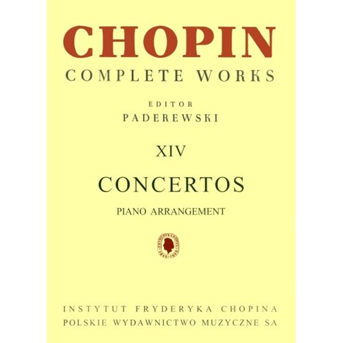 Concertos Op 11 Op 21 Ed Paderewski Cw Xiv (Softcover Book)