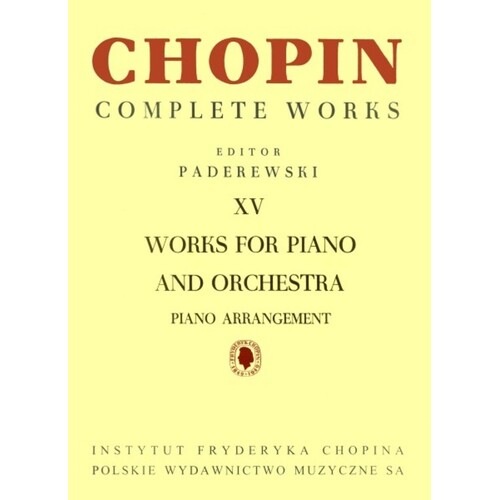 Works Piano and Orchestra Ed Paderewski 2P 4H Cw (Softcover Book)